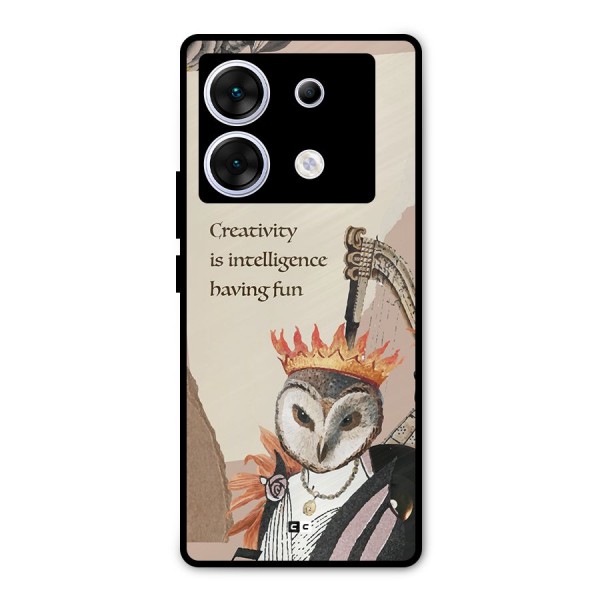 Creativity Intelligence Metal Back Case for Infinix Zero 30 5G