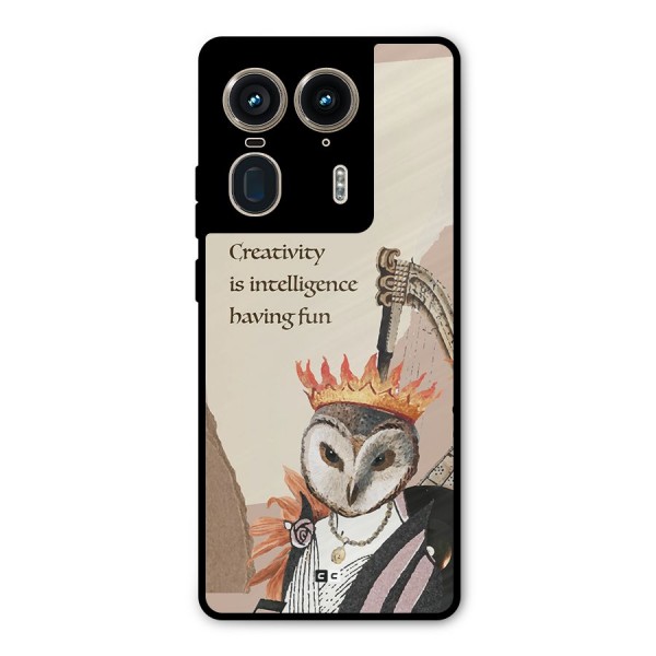 Creativity Intelligence Metal Back Case for Motorola Edge 50 Ultra