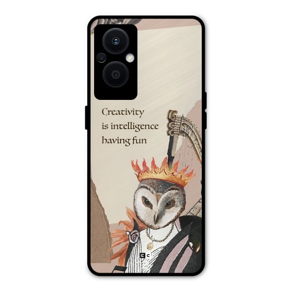 Creativity Intelligence Metal Back Case for Oppo F21s Pro 5G