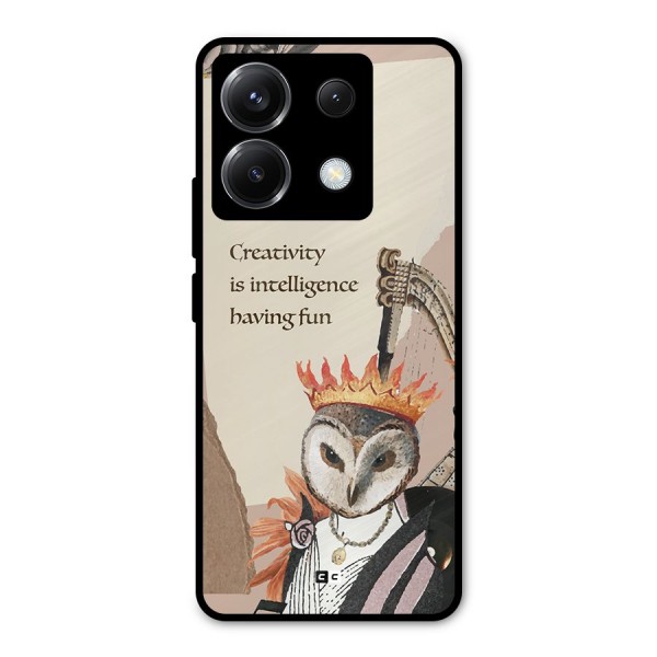 Creativity Intelligence Metal Back Case for Poco X6