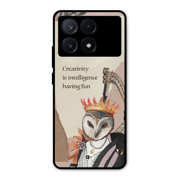 Creativity Intelligence Metal Back Case for Poco X6 Pro