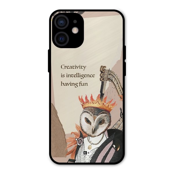 Creativity Intelligence Metal Back Case for iPhone 12 Mini