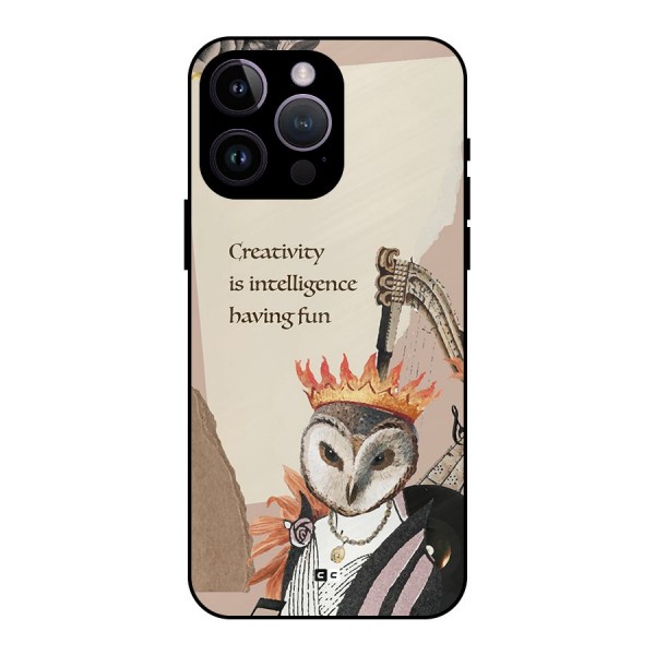 Creativity Intelligence Metal Back Case for iPhone 14 Pro Max