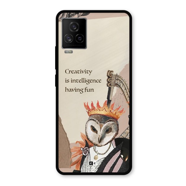 Creativity Intelligence Metal Back Case for iQOO 7 Legend 5G