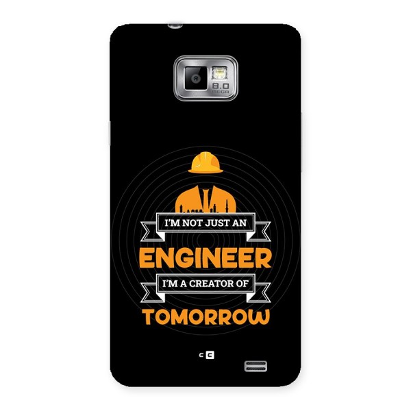 Creator Of Tomorrow Back Case for Galaxy S2