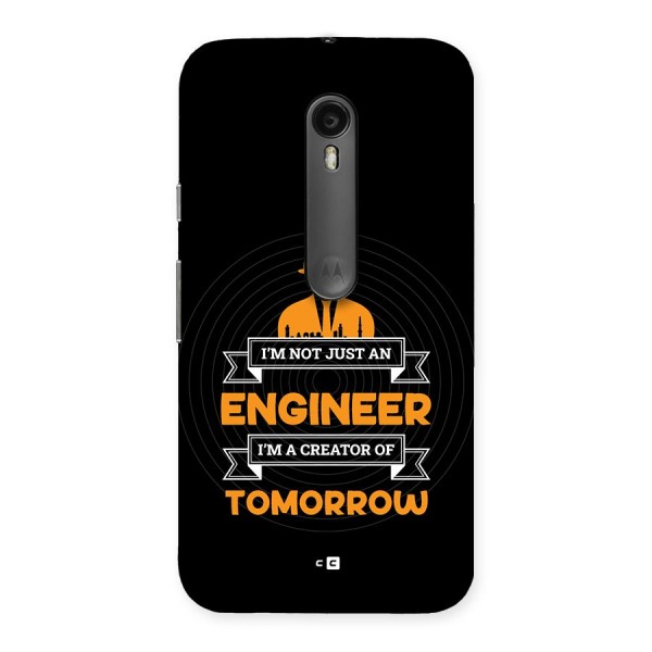 Creator Of Tomorrow Back Case for Moto G Turbo