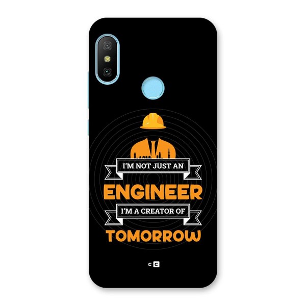 Creator Of Tomorrow Back Case for Redmi 6 Pro