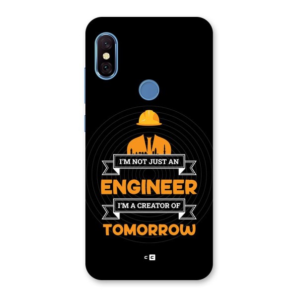 Creator Of Tomorrow Back Case for Redmi Note 6 Pro
