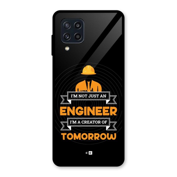 Creator Of Tomorrow Glass Back Case for Galaxy M32