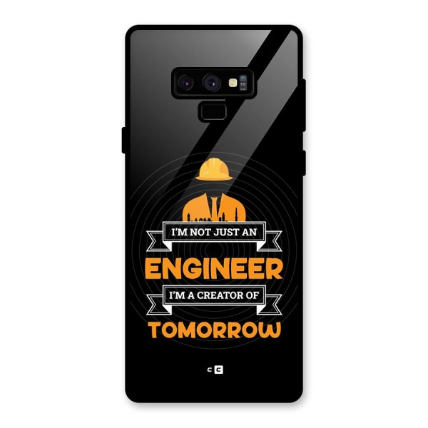 Creator Of Tomorrow Glass Back Case for Galaxy Note 9