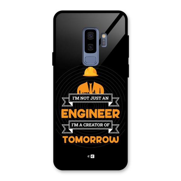 Creator Of Tomorrow Glass Back Case for Galaxy S9 Plus
