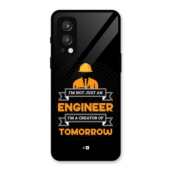 Creator Of Tomorrow Glass Back Case for OnePlus Nord 2 5G
