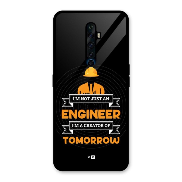 Creator Of Tomorrow Glass Back Case for Oppo Reno2 F