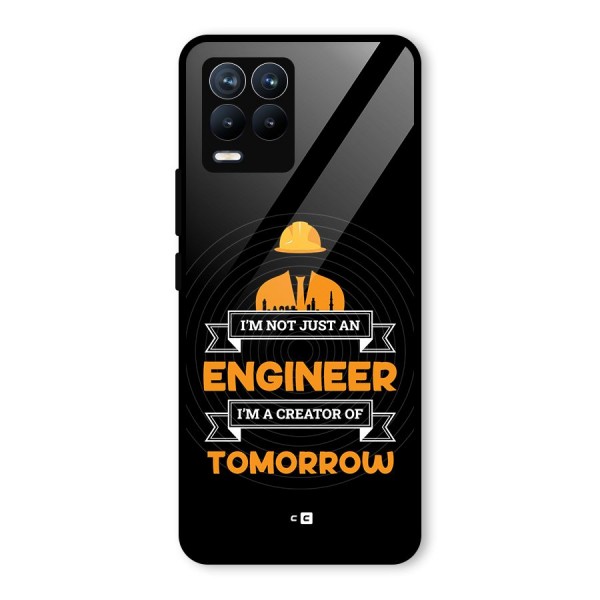 Creator Of Tomorrow Glass Back Case for Realme 8 Pro