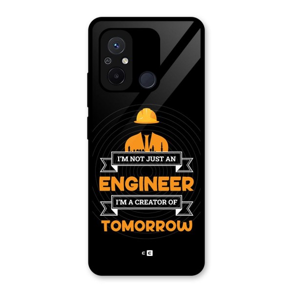 Creator Of Tomorrow Glass Back Case for Redmi 12C