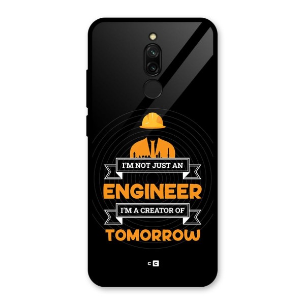 Creator Of Tomorrow Glass Back Case for Redmi 8