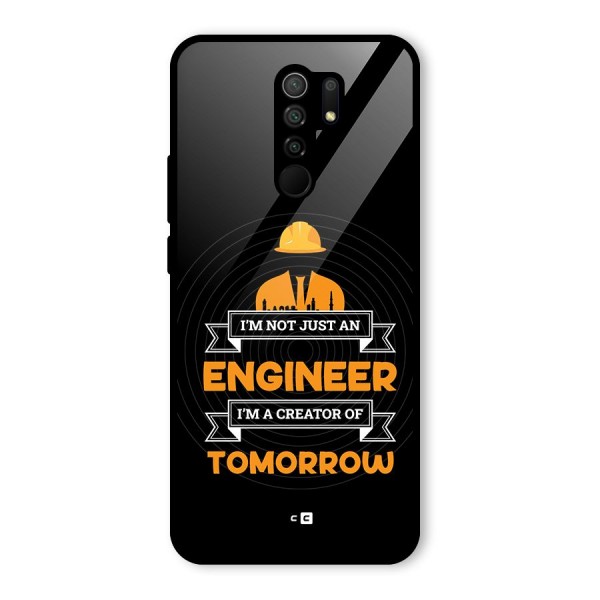 Creator Of Tomorrow Glass Back Case for Redmi 9 Prime