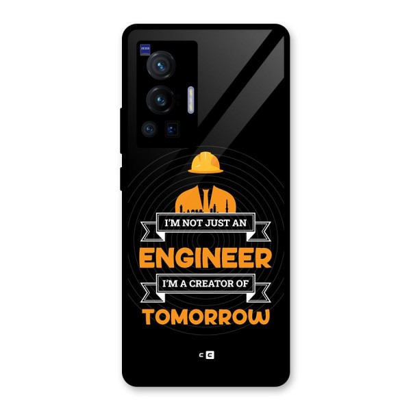 Creator Of Tomorrow Glass Back Case for Vivo X70 Pro