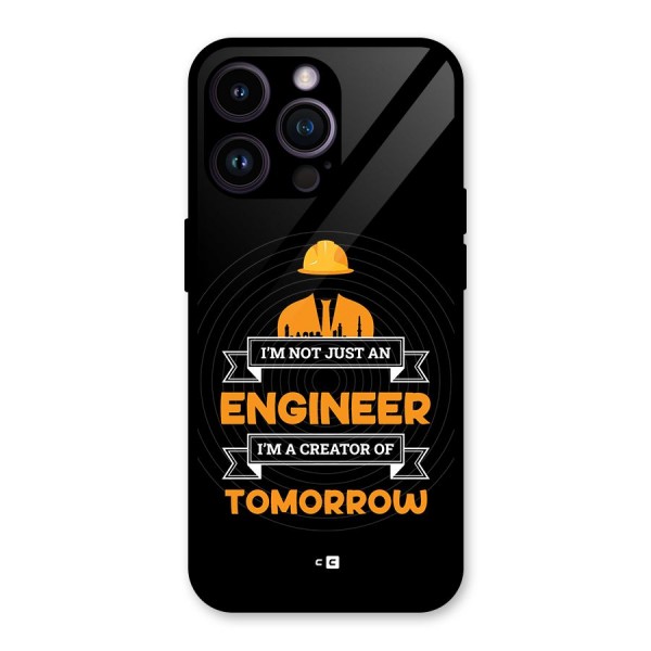 Creator Of Tomorrow Glass Back Case for iPhone 14 Pro Max
