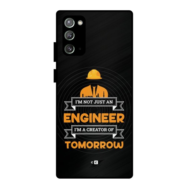 Creator Of Tomorrow Metal Back Case for Galaxy Note 20