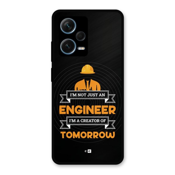 Creator Of Tomorrow Metal Back Case for Redmi Note 12 Pro Plus 5G