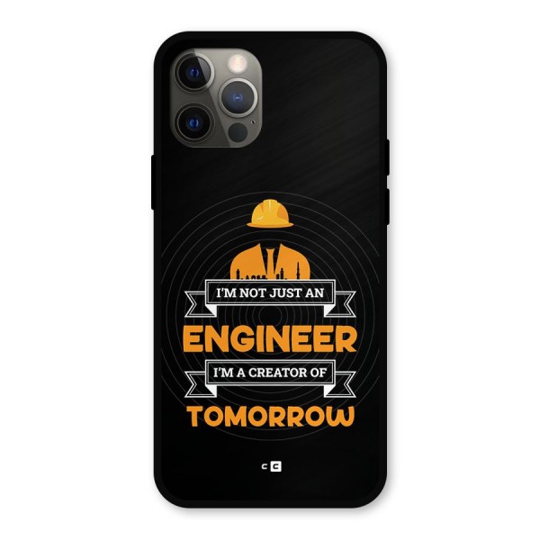 Creator Of Tomorrow Metal Back Case for iPhone 12 Pro