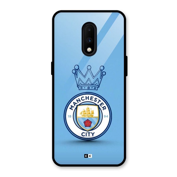 Crown City FC Glass Back Case for OnePlus 7