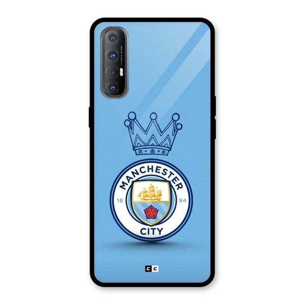 Crown City FC Glass Back Case for Oppo Reno3 Pro