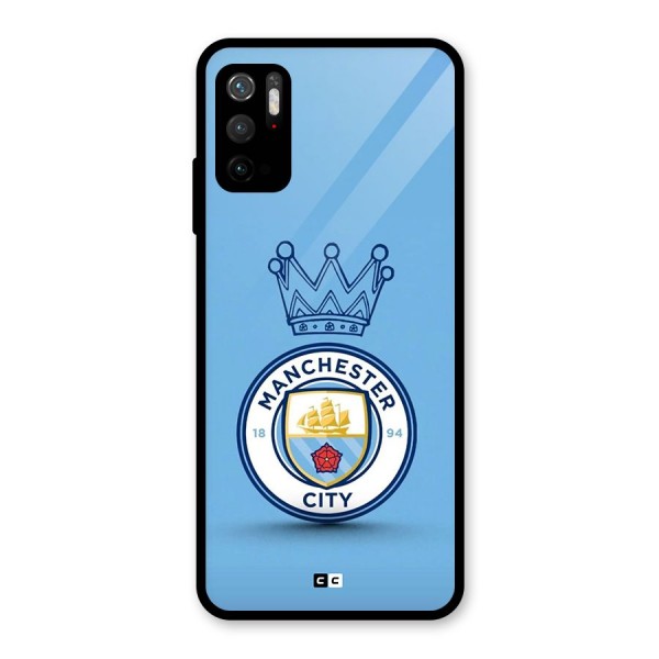 Crown City FC Glass Back Case for Poco M3 Pro 5G