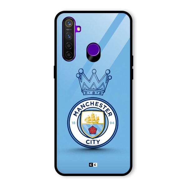 Crown City FC Glass Back Case for Realme 5 Pro
