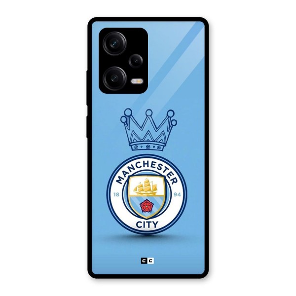 Crown City FC Glass Back Case for Redmi Note 12 Pro