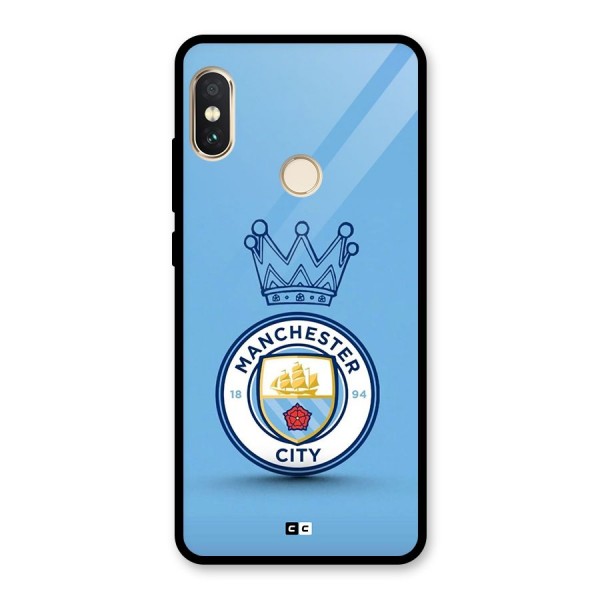 Crown City FC Glass Back Case for Redmi Note 5 Pro