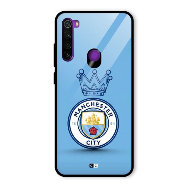 Crown City FC Glass Back Case for Redmi Note 8