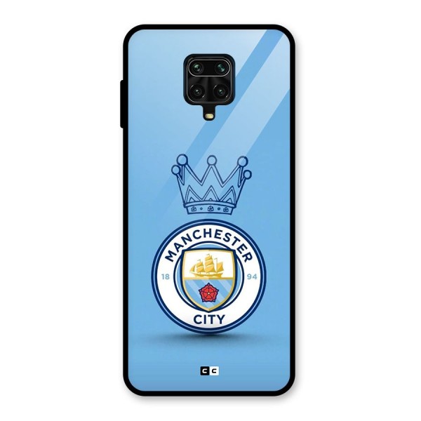 Crown City FC Glass Back Case for Redmi Note 9 Pro Max