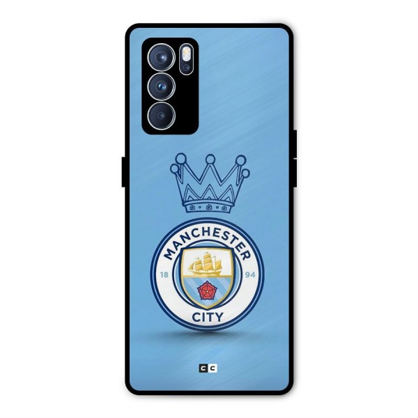 Crown City FC Metal Back Case for Oppo Reno6 Pro 5G