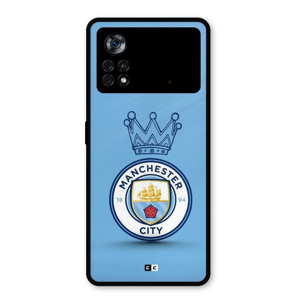 Crown City FC Metal Back Case for Poco X4 Pro 5G