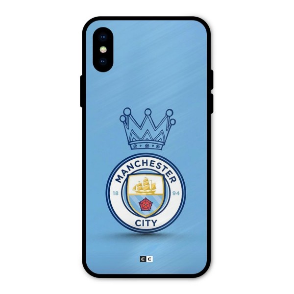 Crown City FC Metal Back Case for iPhone XS