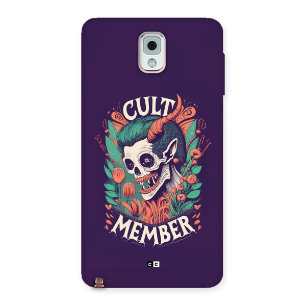 Cult Member Back Case for Galaxy Note 3