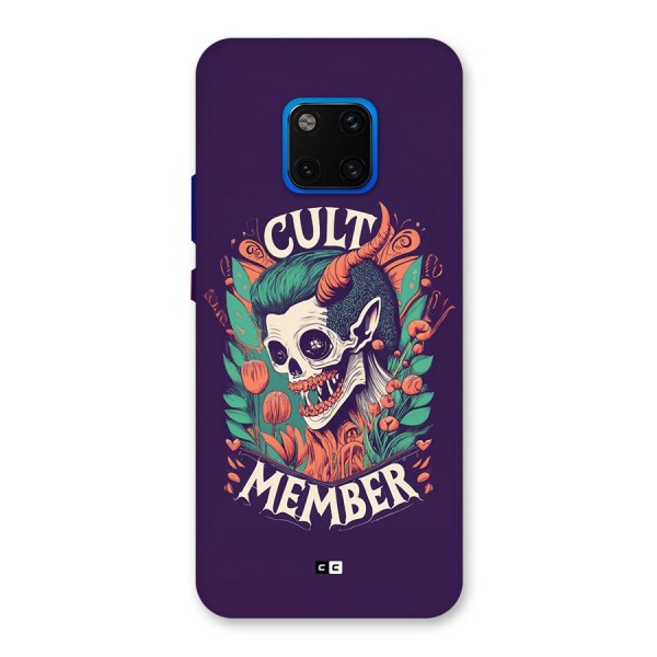 Cult Member Back Case for Huawei Mate 20 Pro