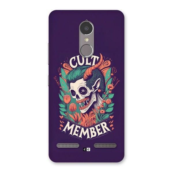 Cult Member Back Case for Lenovo K6 Power