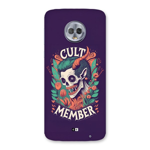 Cult Member Back Case for Moto G6 Plus