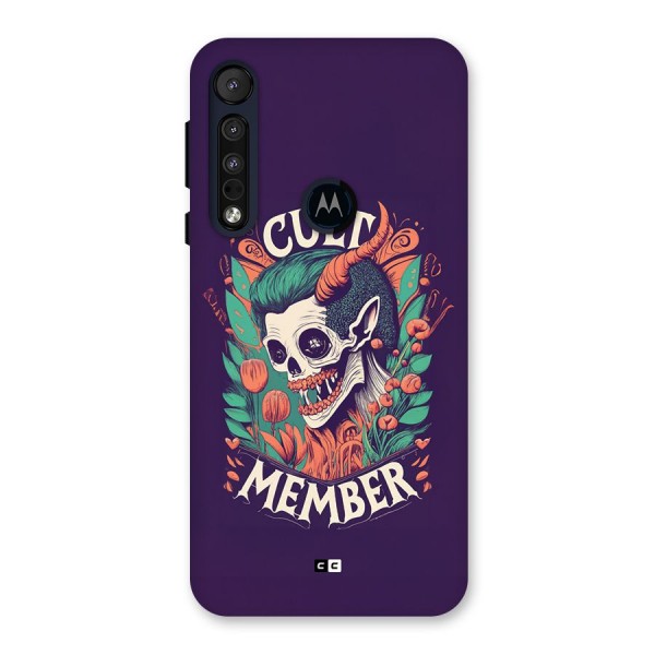 Cult Member Back Case for Motorola One Macro