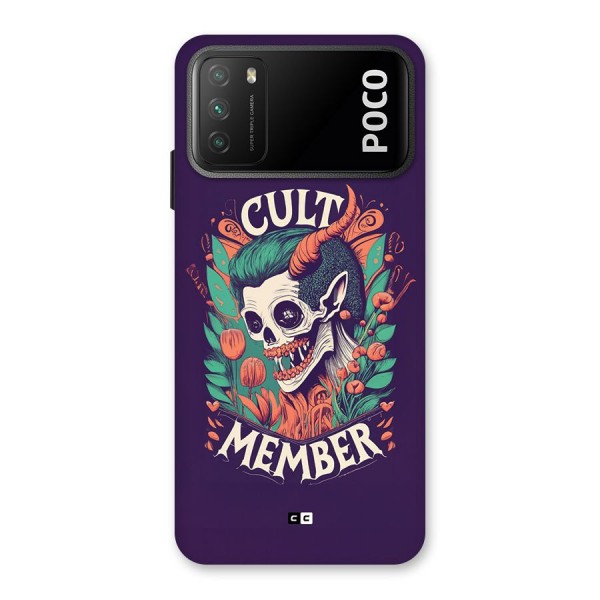 Cult Member Back Case for Poco M3