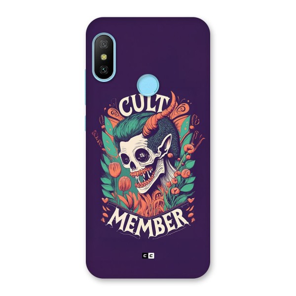 Cult Member Back Case for Redmi 6 Pro