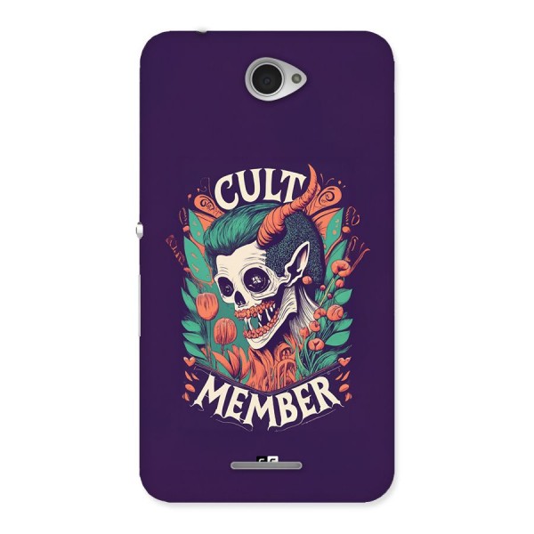 Cult Member Back Case for Xperia E4
