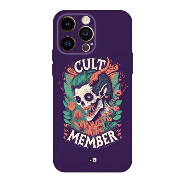 Cult Member Back Case for iPhone 14 Pro Max
