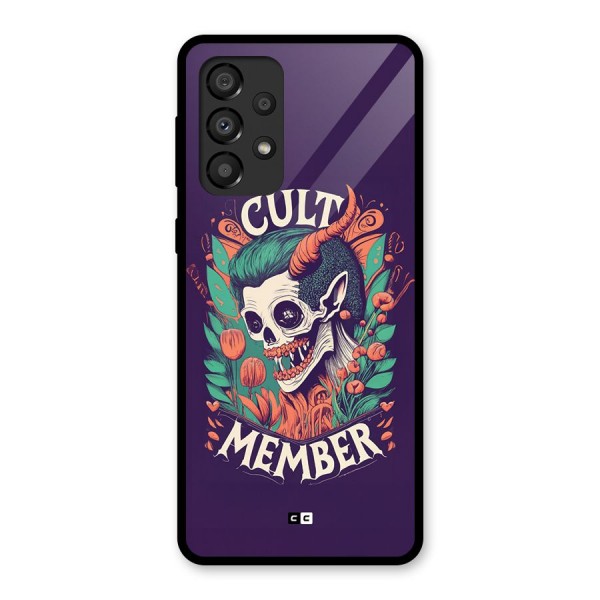 Cult Member Glass Back Case for Galaxy A33 5G