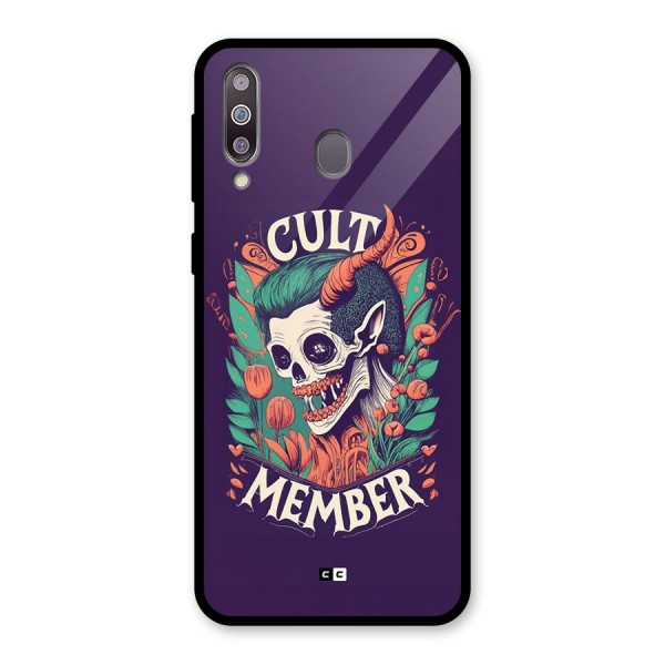 Cult Member Glass Back Case for Galaxy M30