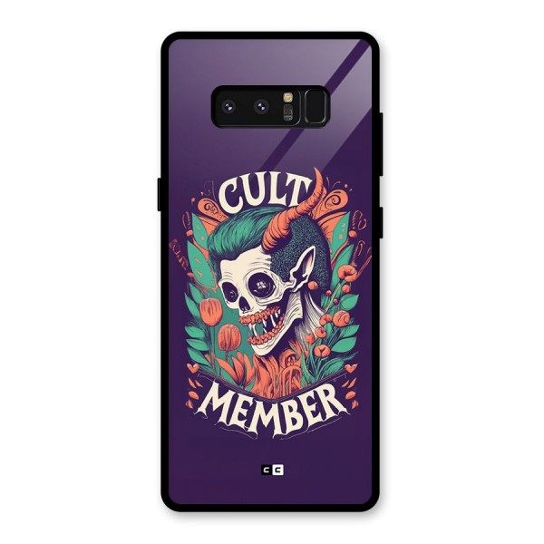 Cult Member Glass Back Case for Galaxy Note 8