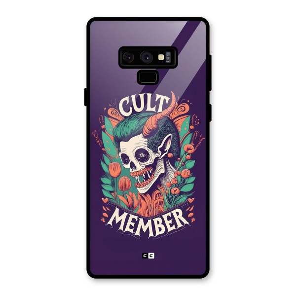Cult Member Glass Back Case for Galaxy Note 9